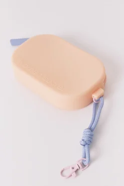 Monedero estampado blanco