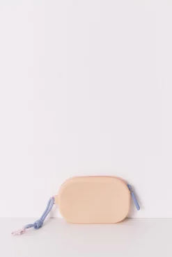 Monedero estampado blanco