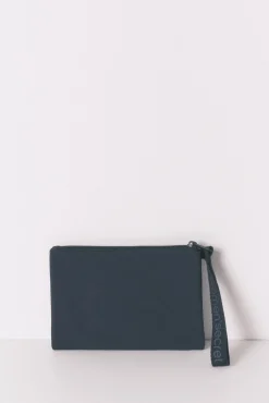 Monedero mini nylon azul