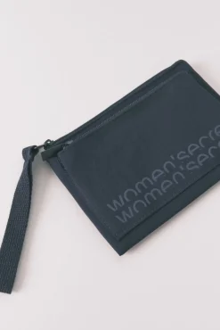 Monedero mini nylon azul