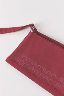 Monedero mini nylon rojo
