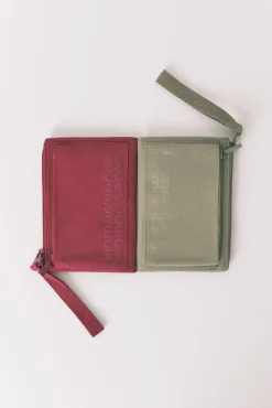 Monedero mini nylon rojo