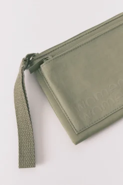 Monedero mini nylon verde