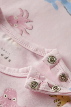 Mono de manga corta con algodón orgánico estampado