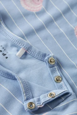 Mono de manga corta con algodón orgánico estampado