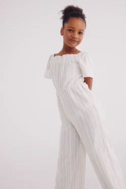 Mono lino rayas niña