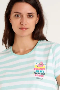 MR WONDERFUL Pijama Manga Corta Sandia para Mujer