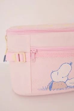 Neceser grande rosa Snoopy