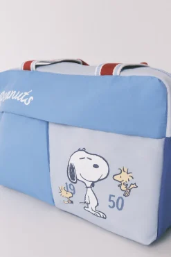 Neceser grande Snoopy azul estampado