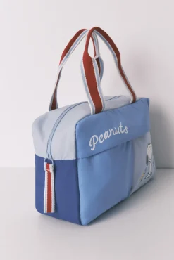 Neceser grande Snoopy azul estampado