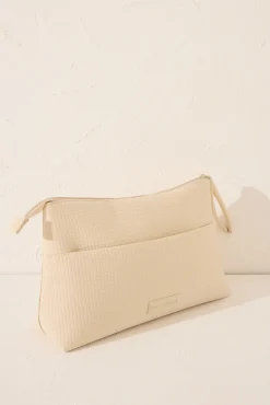 Neceser mediano neopreno beige