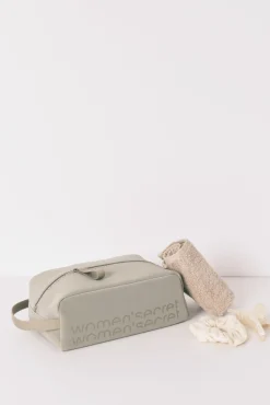 Neceser mediano rubber kaki
