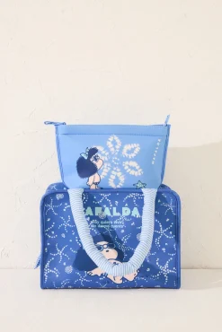 Neceser pequeño Mafalda azul