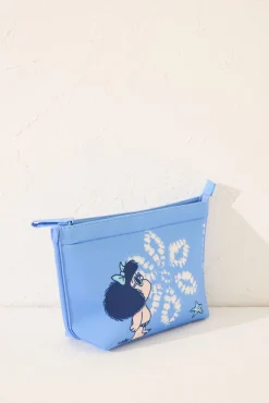Neceser pequeño Mafalda azul
