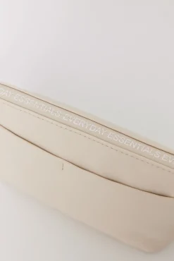 Neceser pequeño rubber beige