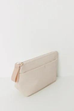 Neceser pequeño rubber beige