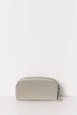 Neceser pequeño rubber kaki metalizado