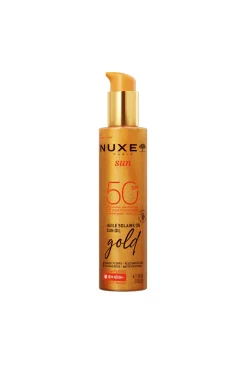 NUXE SUN ACEITE BRONCEADOR GOLD ROSTRO Y CUERPO SPF 50 150ML
