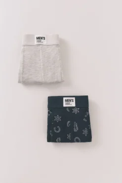 Pack 2 boxers country azul