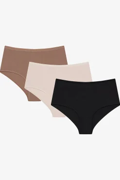 Pack 3 bragas altas