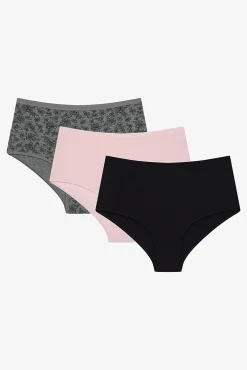 Pack 3 bragas altas