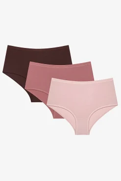 Pack 3 bragas altas