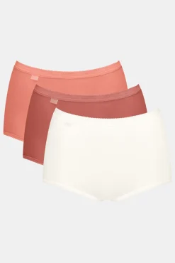 Pack 3 bragas altas sin costuras
