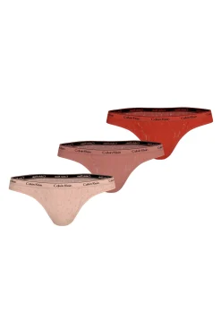 Pack 3 bragas brasileñas logo Calvin Klein