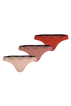 Pack 3 bragas brasileñas logo Calvin Klein