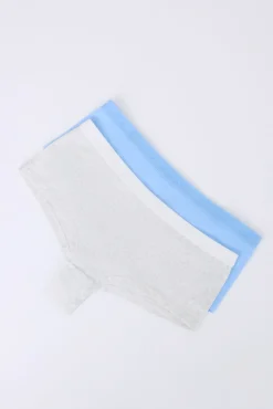 Pack 2 bragas bóxer azul, gris