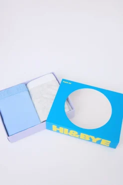 Pack 2 bragas bóxer azul, gris