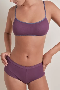 Pack 2 bragas bóxer morado, rosa