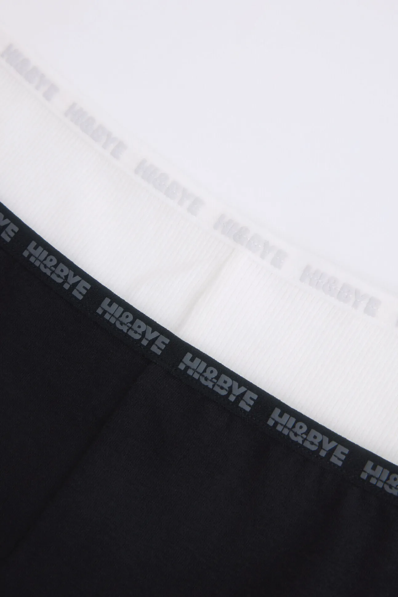 Pack 2 bragas bóxer negro, blanco