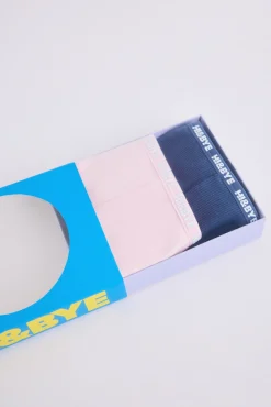 Pack 2 bragas bóxer rosa, azul