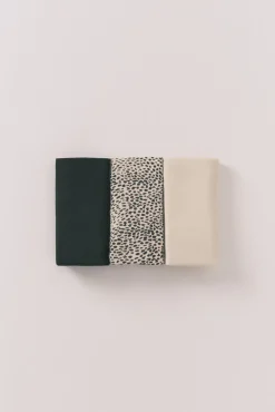 Pack 3 bragas clásicas micro kaki oscuro