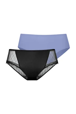 Pack 2 bragas hipster encaje