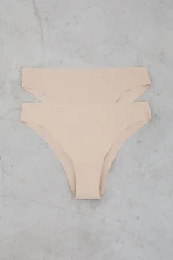 Pack 2 brgas brasileñas nude laser cut