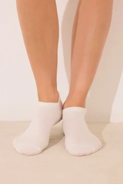 Pack 3 calcetines cortos blanco