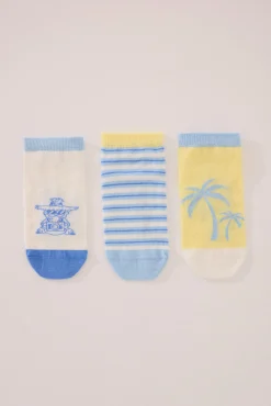 Pack 3 calcetines cortos Garfield