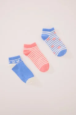Pack 3 calcetines cortos print cangrejos