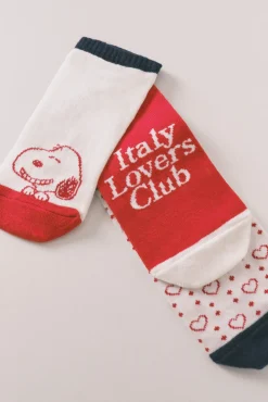 Pack 3 calcetines cortos Snoopy