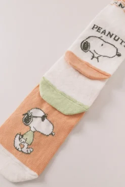 Pack 3 calcetines cortos Snoopy