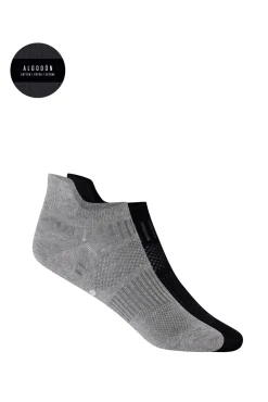 Pack 2 calcetines deportivos algodón