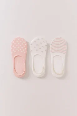 Pack 3 calcetines invisibles prints variados