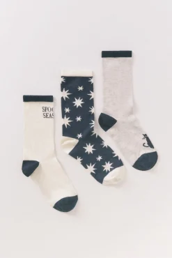Pack 3 calcetines largos "spooky season"