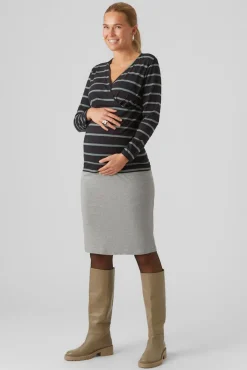 Pack 2 camisetas manga larga maternity y lactancia