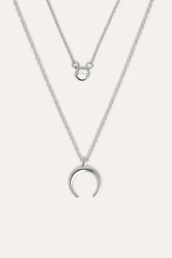 Pack 2 Collares Spark + Mini Moonset Plata