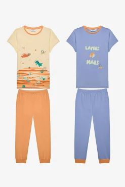 Pack 2 conjuntos de pijama largos