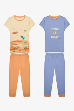 Pack 2 conjuntos de pijama largos