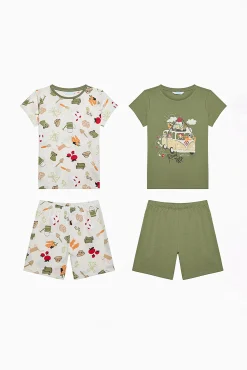 Pack 2 conjuntos de pijama cortos